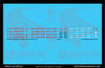 Colorado and Wyoming Railroad Locomotives Decal Set