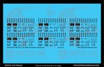 O Scale 50' ACF Boxcar Black General Data Decal Set - Switchline Decals