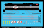 Barrie Collingwood Railway BCRY 1001 Locomotive Decal Set