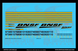 N Scale BNSF H3 SD70MACE Locomotive Decal Set