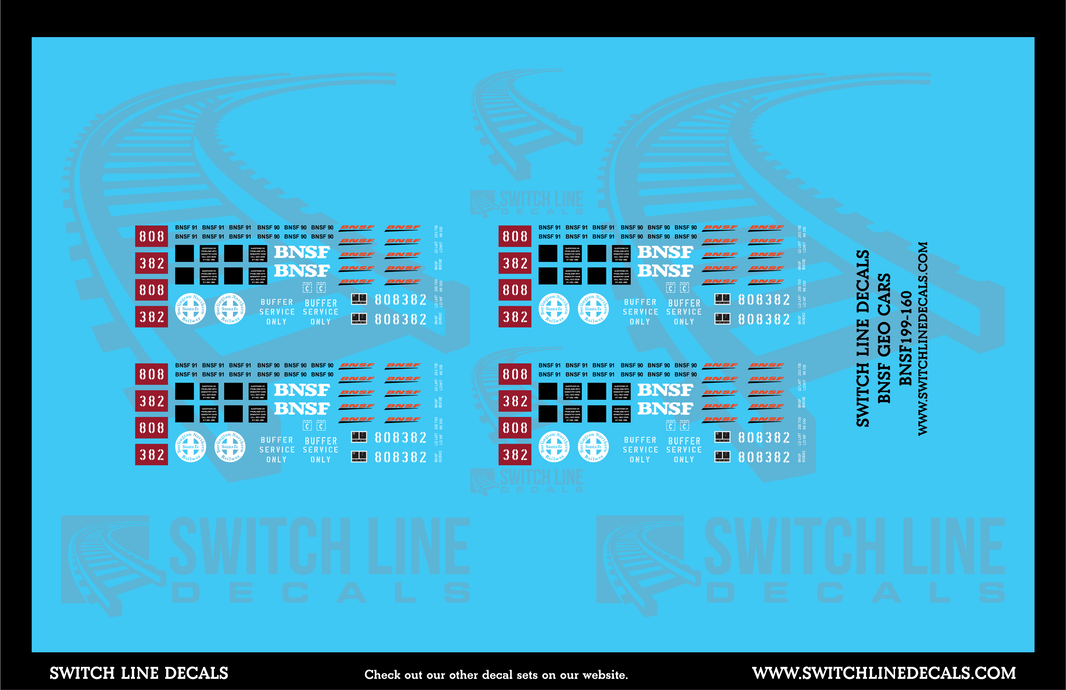 N Scale Railroad Decals | Switch Line Decals
