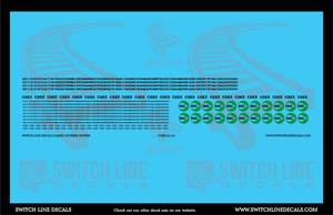 N Scale Cargil Covered Hopper Decal Set