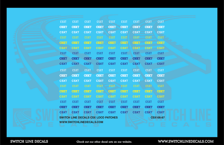 HO Scale Railroad Decals | Switch Line Decals