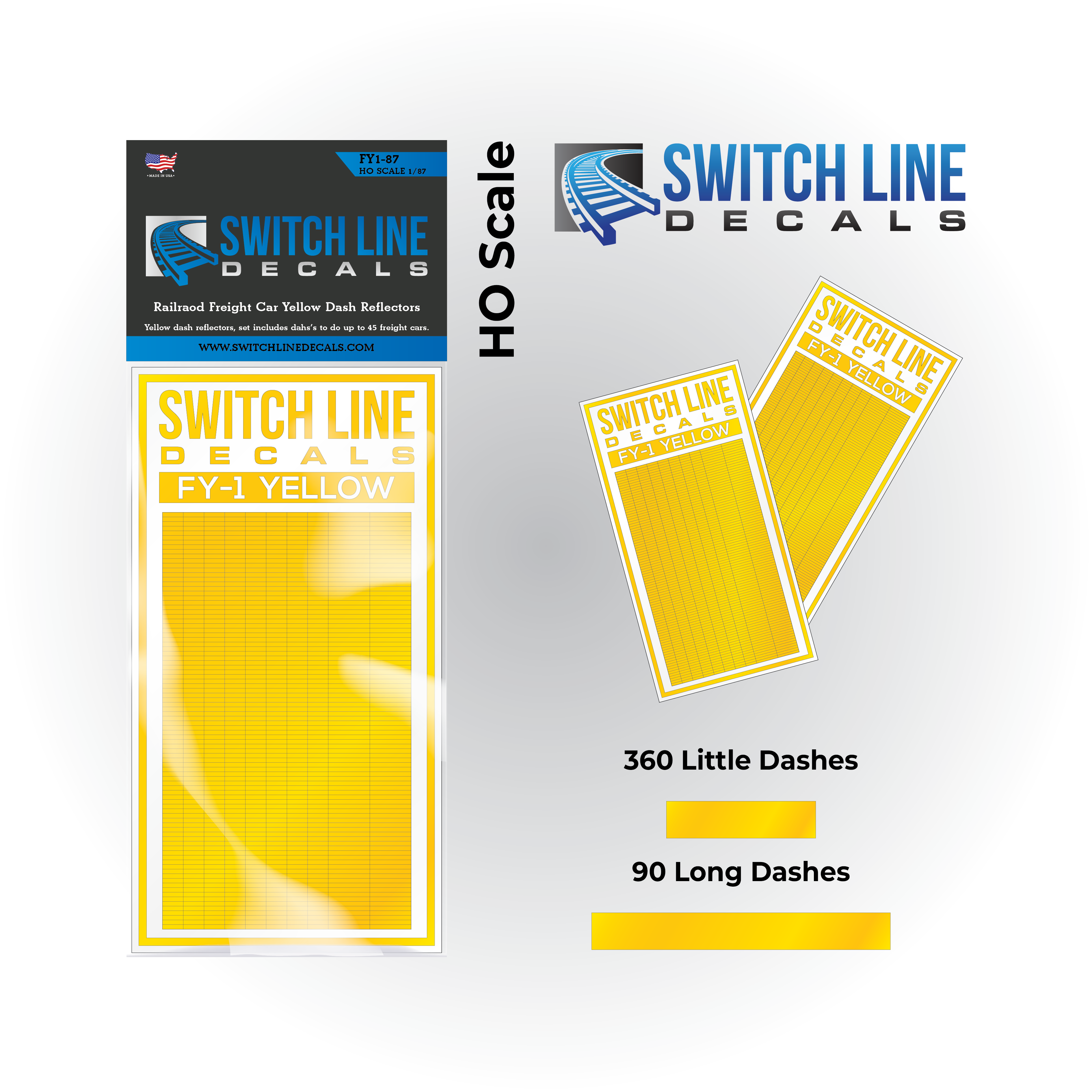 HO Scale Railroad Decals | Switch Line Decals