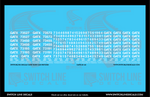 N Scale GATX Tank Car Patch Decal Set