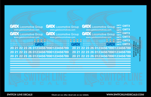 HO Scale GMTX EMD GP38-2 Locomotive Decal Set