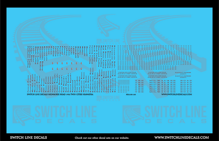 N Scale Railroad Decals | Switch Line Decals