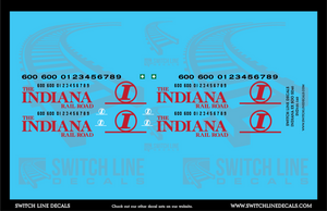 N Scale Indiana Railroad Ex SOO SD60 Locomotive Decal Set