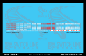 N Scale LPG Non Liquid Tank Decal Set