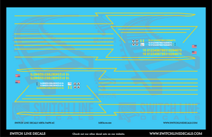 Z Scale MBTA F40PH-2C Locomotive Decal Set