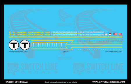 HO Scale Railroad Decals | Switch Line Decals