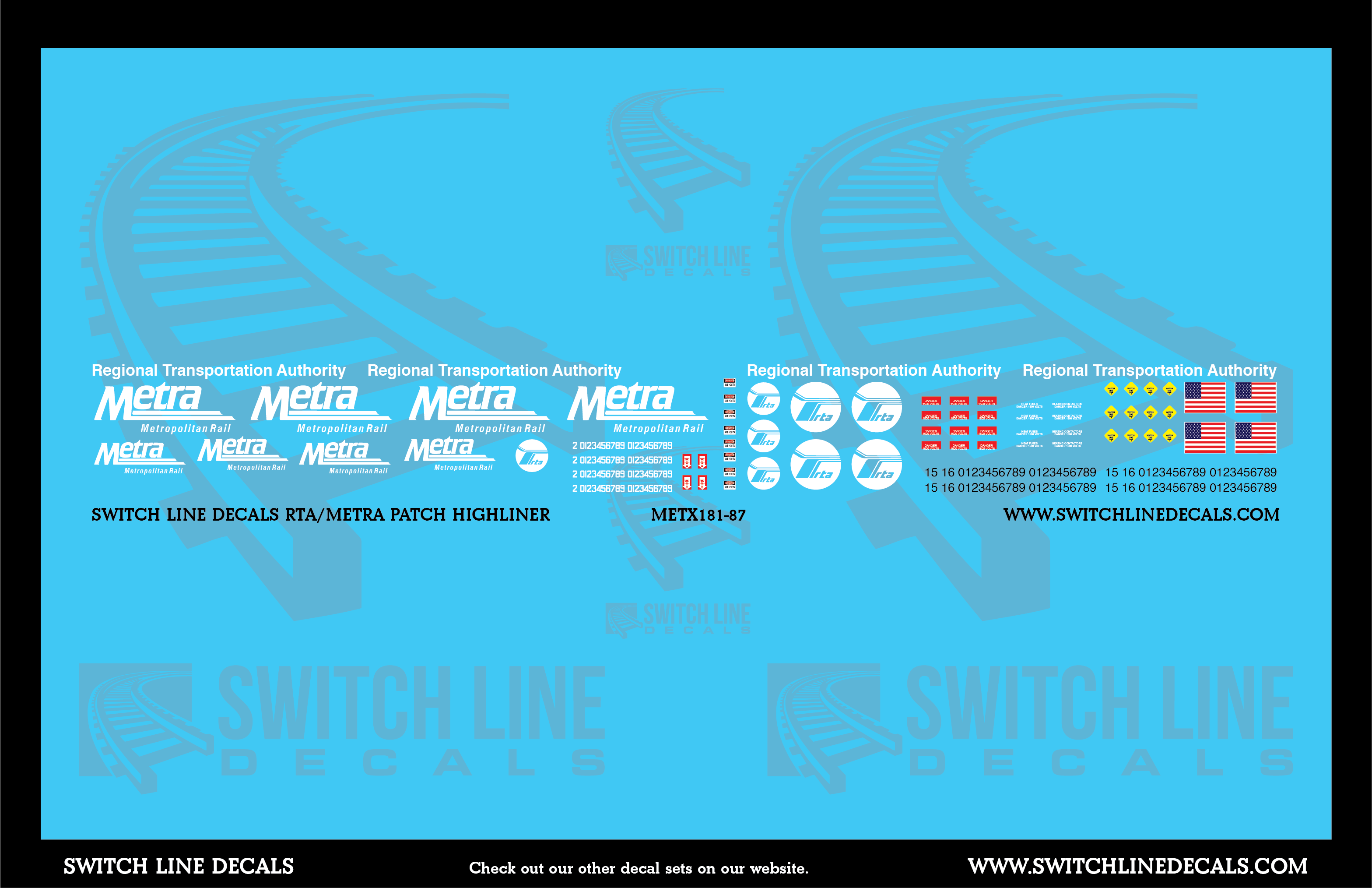 RTA Decals for Model Railroads – Switch Line Decals