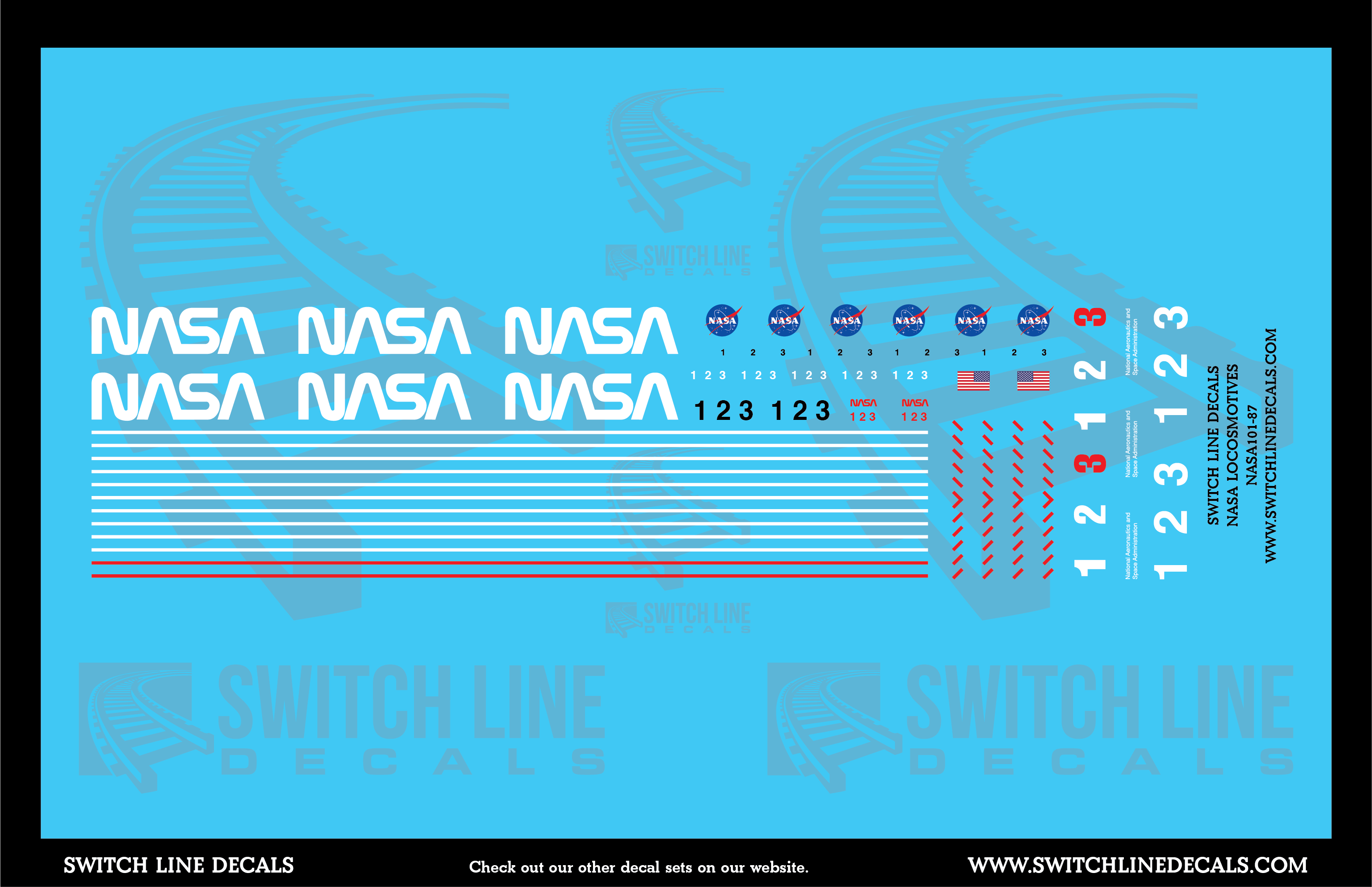 HO Scale Railroad Decals | Switch Line Decals