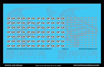Custom Model Railroad Decals In HO and N Scale - Made in the USA
