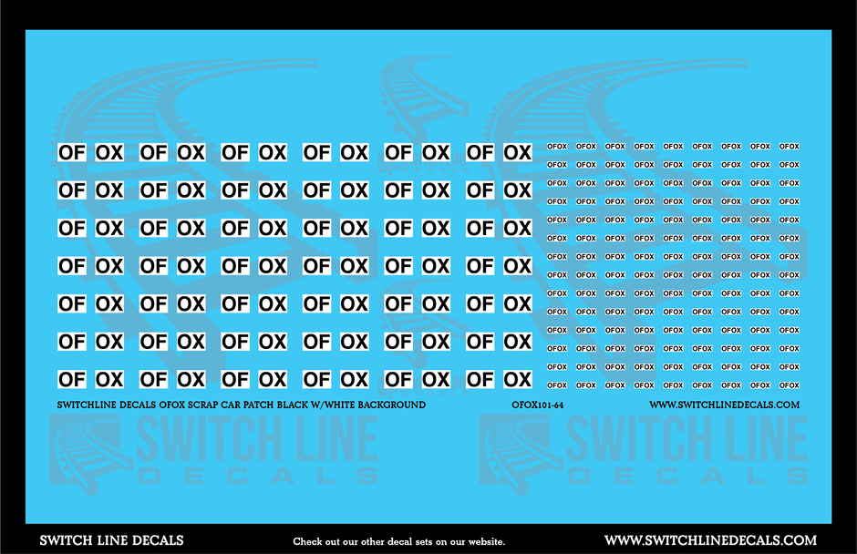 Custom Model Railroad Decals In HO and N Scale - Made in the USA