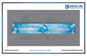 N Scale Operation North Pole 2014 Passenger Car Decal Set