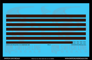N Scale Chicago RTA 553 555 Club Car Decal Set