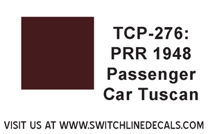 Tru Color Paint PRR 1948+ Psg.Car Tuscan 1oz