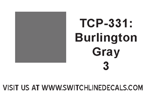 Tru Color Paint Burlington Gray # 3 (For Black/Gray Diesels) 1oz