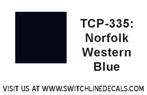 Tru Color Paint N&W Blue - freight cars  1oz