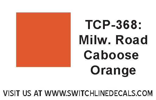 Tru Color Paint Milw. Road Caboose Orange 1oz