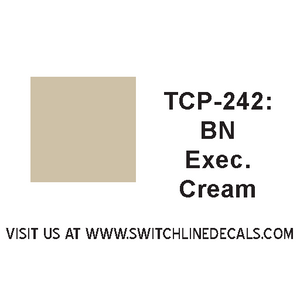 Tru Color Paint TCP-242 Burlington Northern BN Executive Cream 1oz TCP242