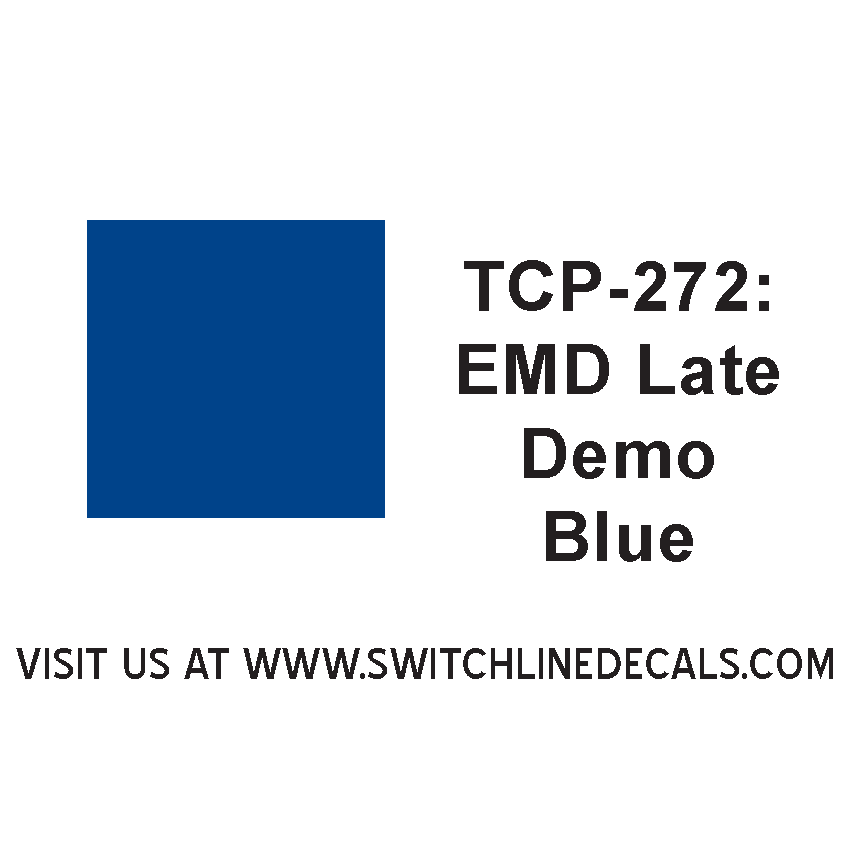 Tru Color Paint EMD Late Demo Blue 1oz