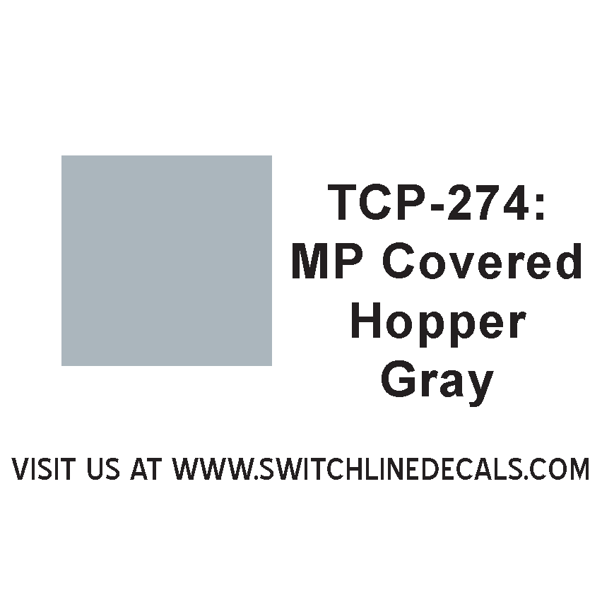 Tru Color Paint TCP-274 Missouri Pacific Covered Hopper Gray 1oz TCP274