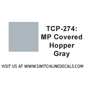 Tru Color Paint TCP-274 Missouri Pacific Covered Hopper Gray 1oz TCP274