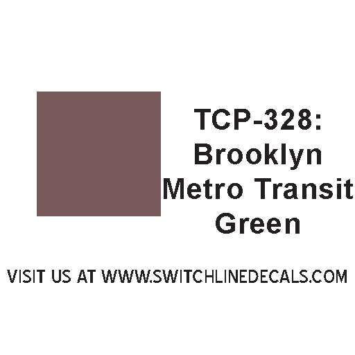 Tru Color Paint TCP-328 Brooklyn Metro Transit BMT Green 1oz TCP328