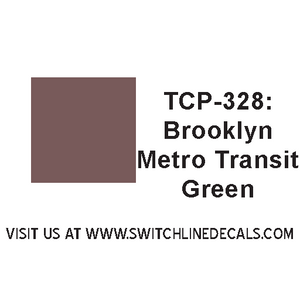 Tru Color Paint TCP-328 Brooklyn Metro Transit BMT Green 1oz TCP328