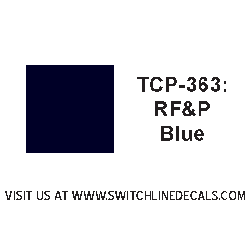 Tru Color Paint TCP-363 Richmond, Fredericksburg and Potomac Blue 1oz TCP363