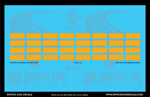 N Scale Union Pacific Patching Decal Set