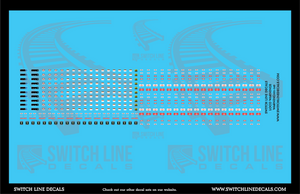 N Scale Loco Warnings Decal Set