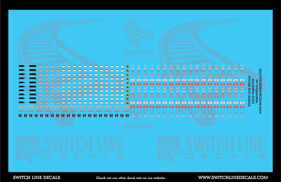N Scale Railroad Decals | Switch Line Decals