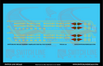 N Scale Western Maryland EMD BL2 Old Scheme Decal Set