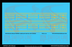 N Scale Western Maryland EMD BL2 New Scheme Decal Set